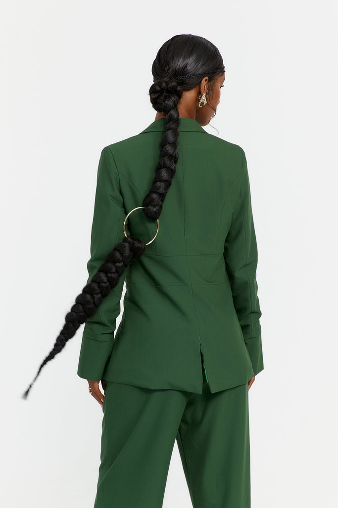 Aria Suit Blazer in Sage - Sincerely Ria