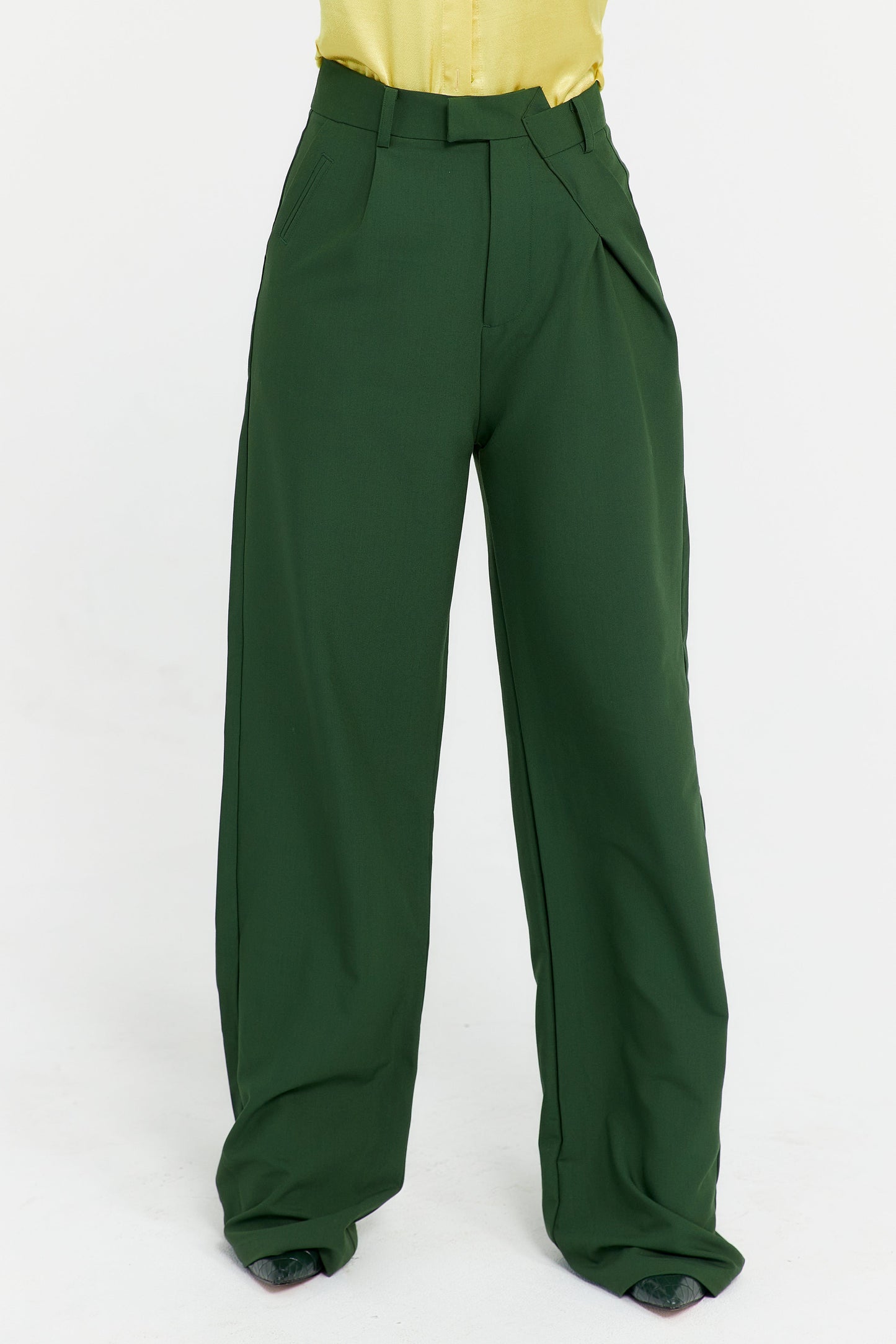 Aria Suit Trousers in Sage - Sincerely Ria