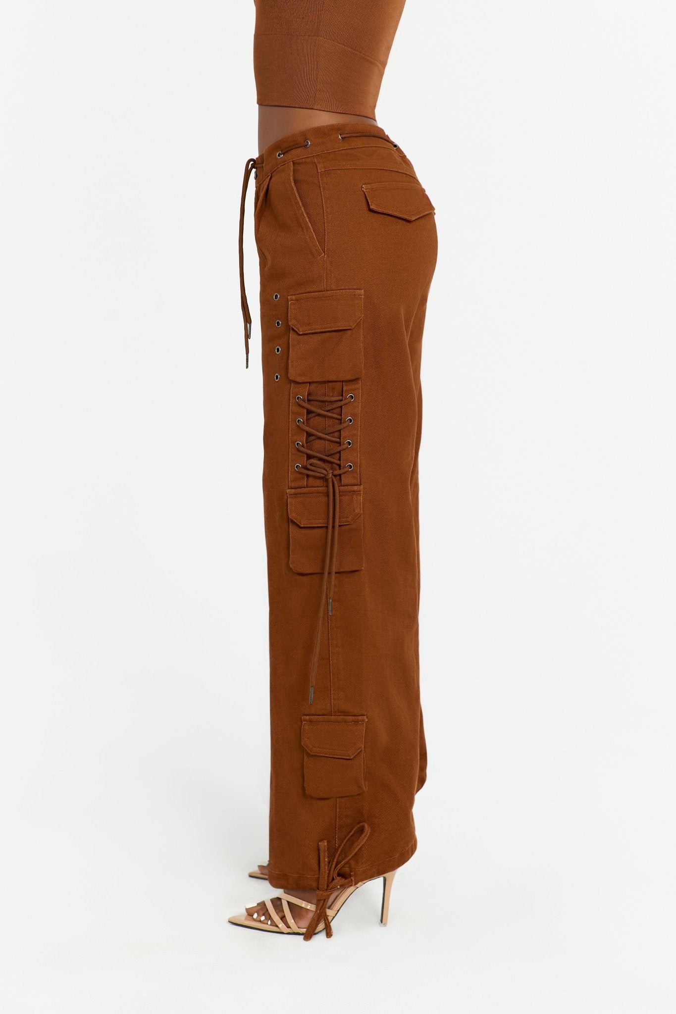 Cam Cargo Pants in Tan - Sincerely Ria