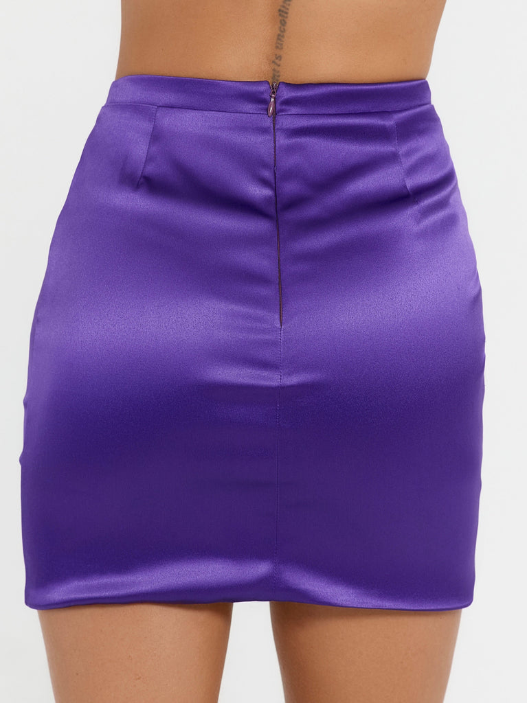 Onyx Skirt in Violet - Sincerely Ria