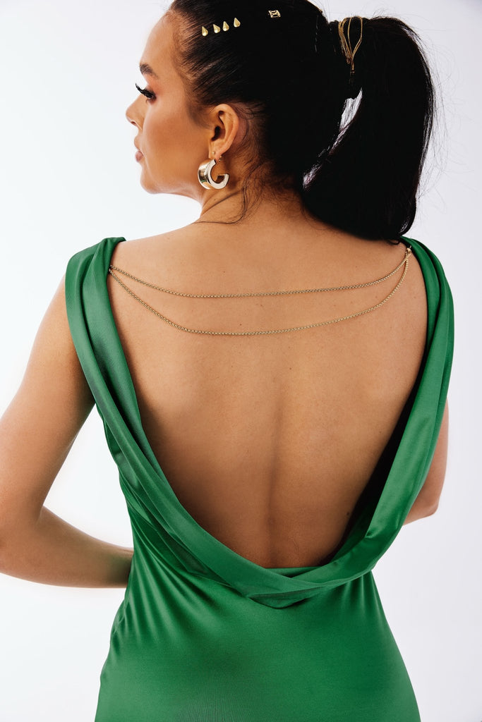 Zina Dress in Emerald - Sincerely Ria